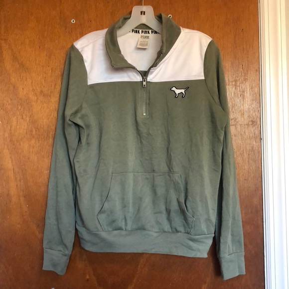 PINK Victoria’s Secret Pullover 1/2 Zip! 😍 - Picture 2 of 8
